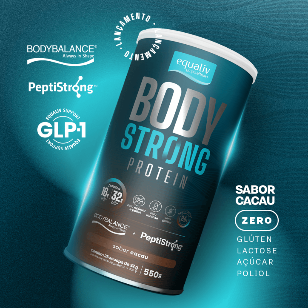 Body Strong Protein Cacau 550g Equaliv