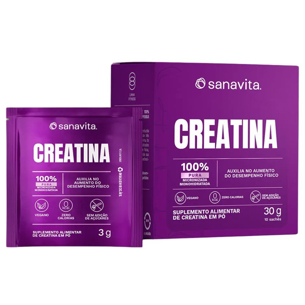 Creatina em Sachê 30g Sanavita