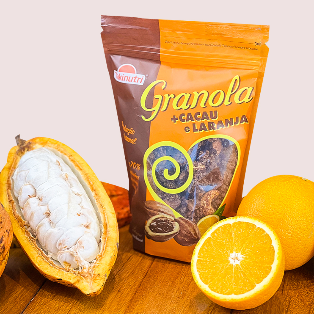 Granola Cacau Laranja 280g Takinutri