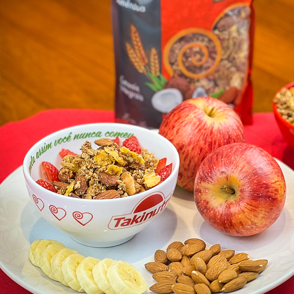 Granola Integral Acucar Mascavo 500g Takinutri