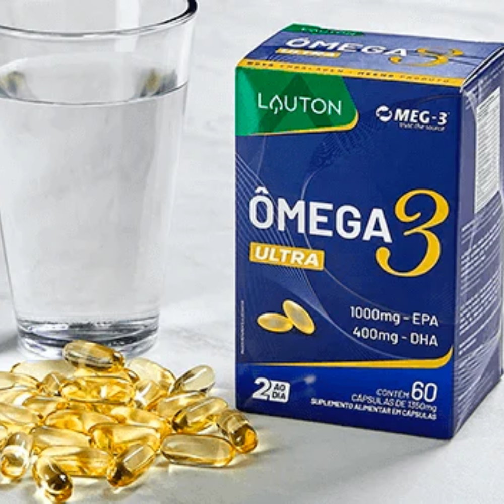 Ômega 3 Ultra 1000mg EPA 60 Cápsulas Lauton
