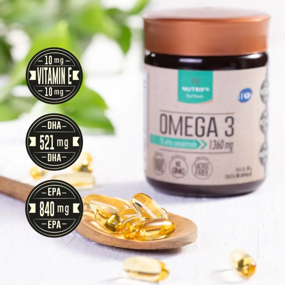 Ômega 3 Ultra 1360mg 120 Cápsulas Nutrify