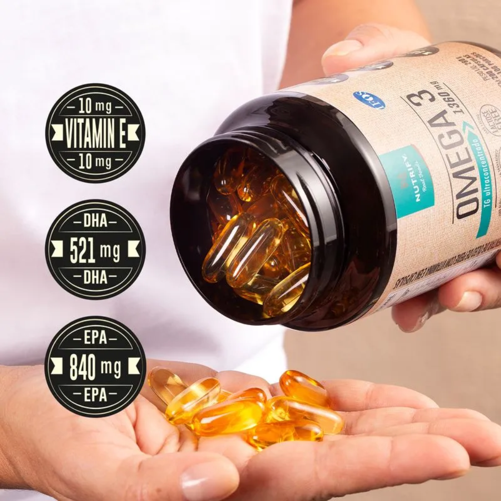 Ômega 3 Ultra 1360mg 200 Cápsulas Nutrify