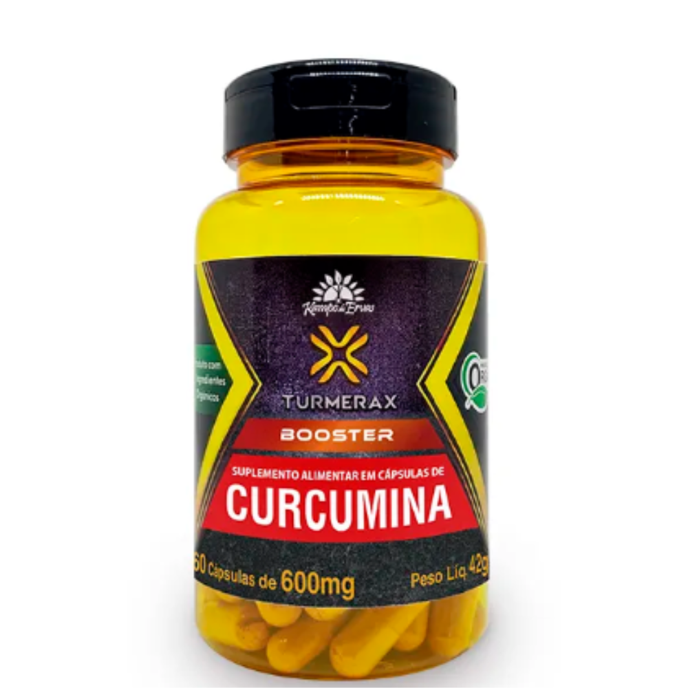 Turmerax Curcumina + Pimenta Preta 600mg Kampo de Ervas