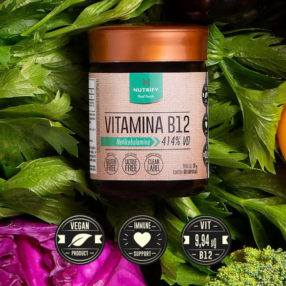 Vitamina B12 60 Cápsulas Nutrify