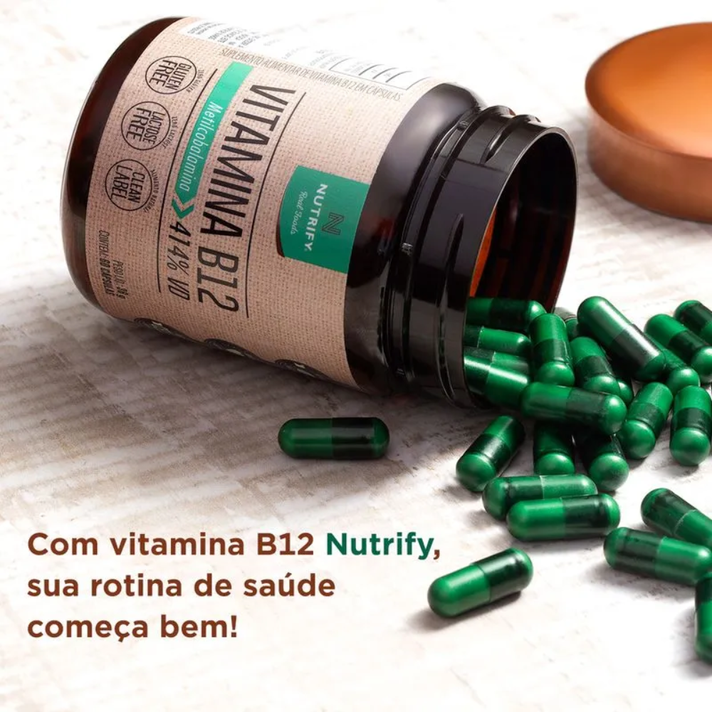Vitamina B12 60 Cápsulas Nutrify