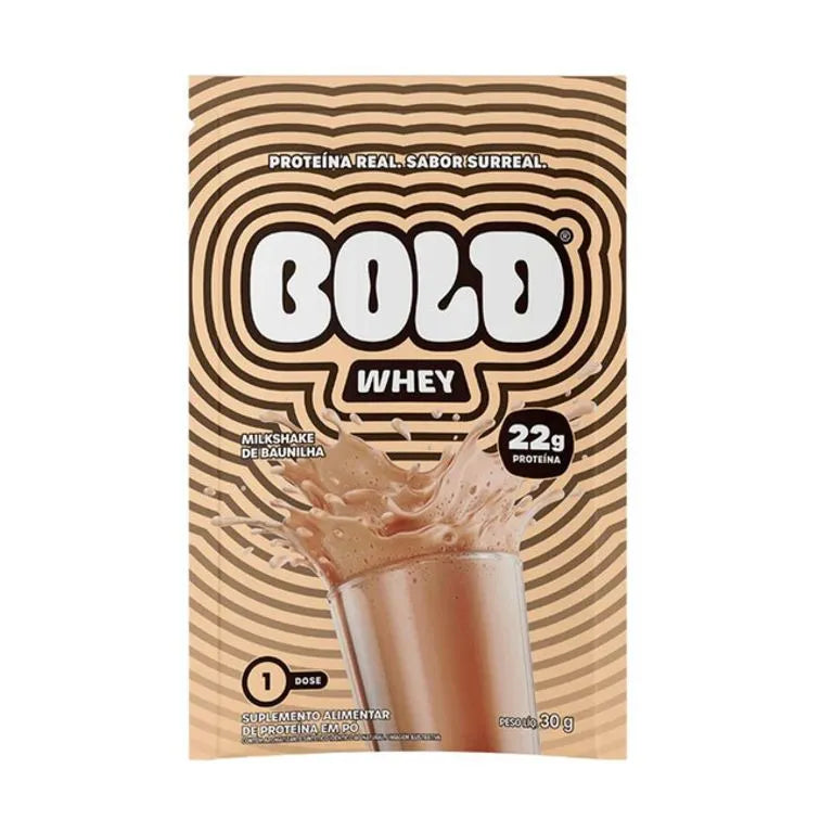 Bold Whey milkshake de baunilha sachê 30g