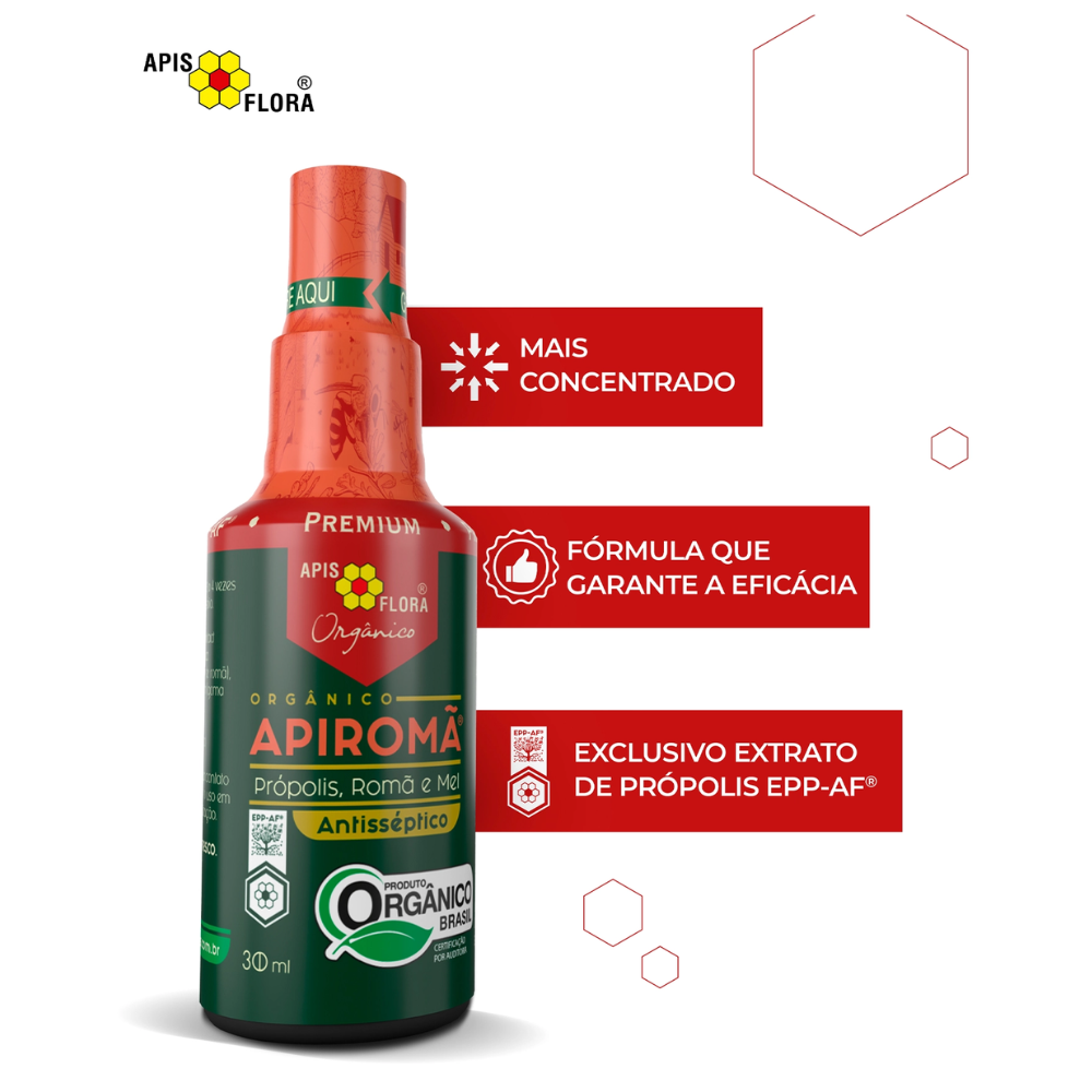 Apiromã Própolis Romã e Mel Orgânico 30ml Apis Flora Apis Flora