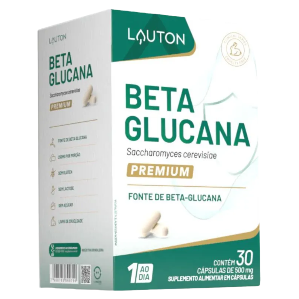 Beta Glucana 500MG 30 Capsulas Lauton Lauton