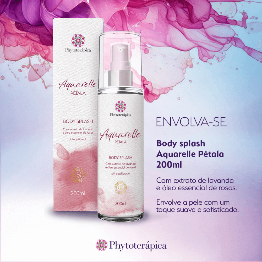 Body Splash Aquarelle Pétala 200ml Phytoterápica