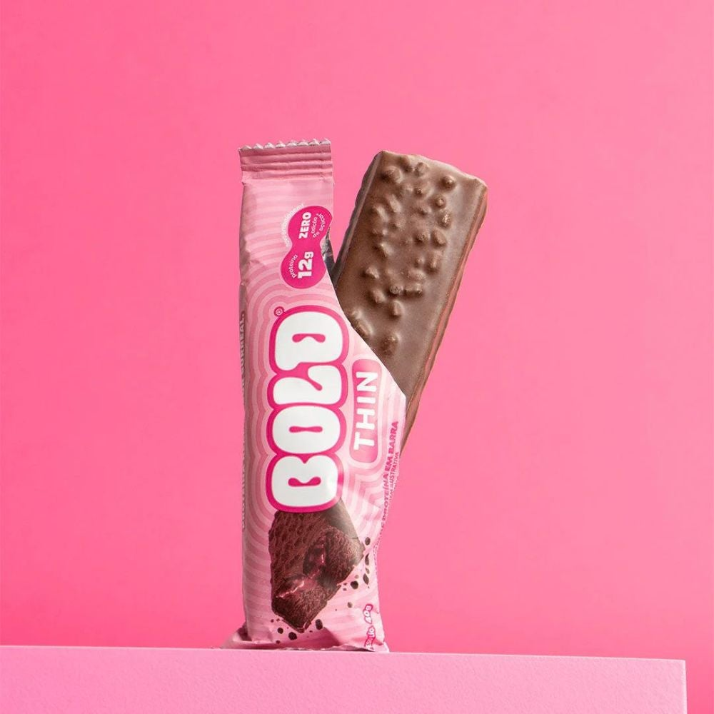Barra Bold Bar Thin Trufa de Morango 40g Bold