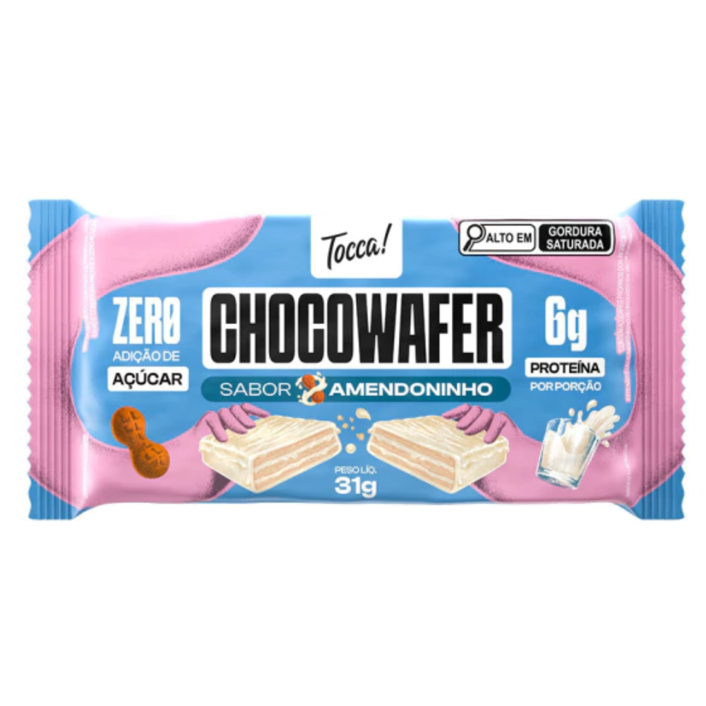 Chocowafer Sabor Amendoim 31g Tocca