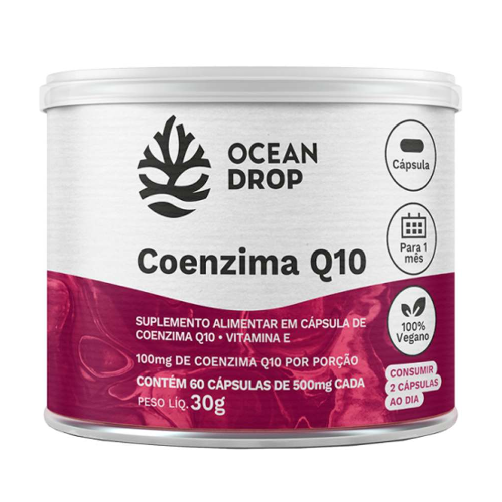 Coenzima Q10 60 Cápsulas 500mg Ocean Drop Ocean Drop