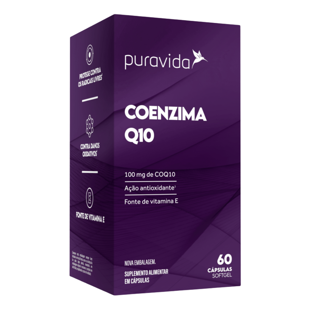 Coenzima Q10 60 Cápsulas Puravida