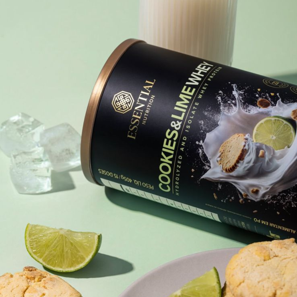 Whey Protein Cookies e Lime 405G Essential Nutrition