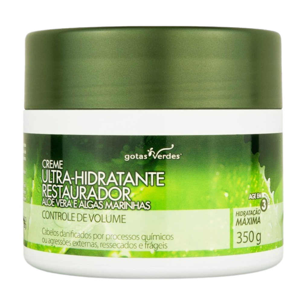 Creme Ultra Hidratante 350g Gotas Verdes Gotas Verdes