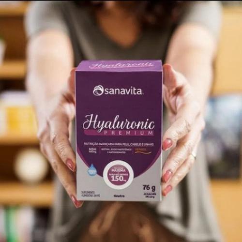 Kit Hyaluronic Premium Verisol Neutro 20 Sachês Sanavita 3 Unidades