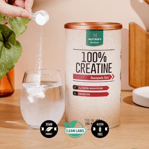 Creatina Monohidratada 100% Creatine Nutrify 600g