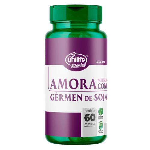 Amora Miura e Gérmen de Soja 550mg 60 Cápsulas Unilife