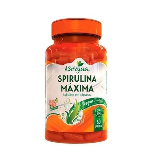 Spirulina Maxima 500mg 60 cápsulas Katiguá