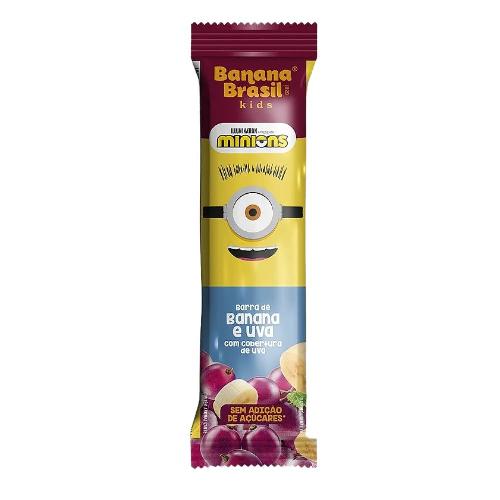 Barrinha Banana e Uva Zero Kids 24g Supino