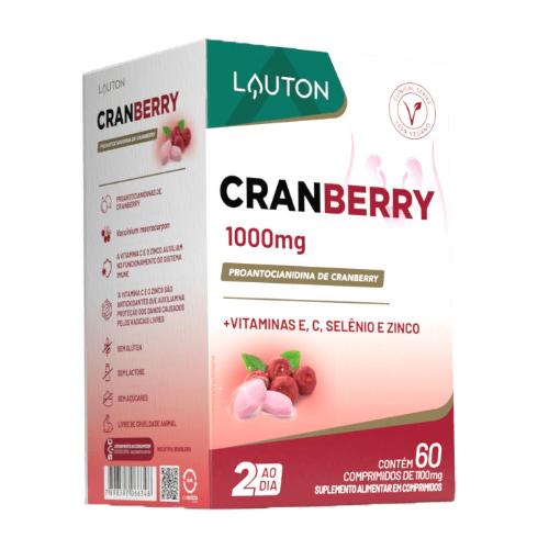 Cranberry 1000mg 60 Cápsulas Lauton