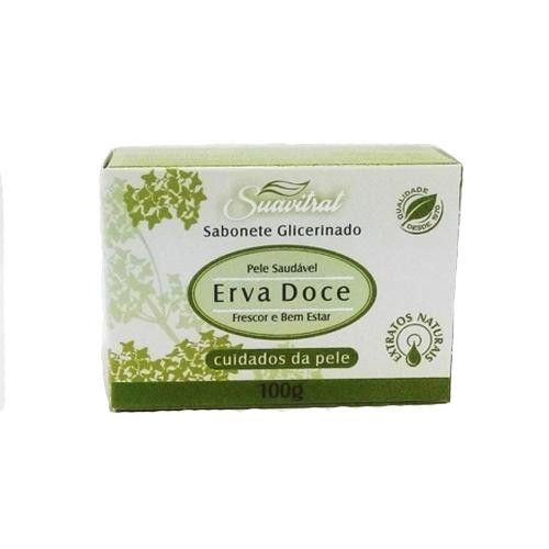 Sabonete Glicerinado Erva Doce 100g Suavitrat