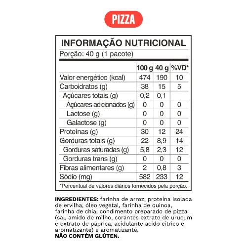 Snack Proteico Sabor Pizza 40g Ocean Drop