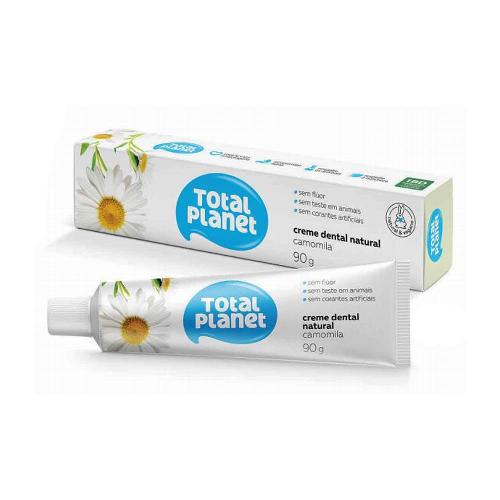 Creme Dental Natural Camomila 90g Total Planet