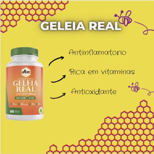 Geleia Real 60 Cápsulas 150mg Apilife