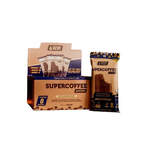 SuperCoffee Pocket Chocolate 40g Caffeine Army