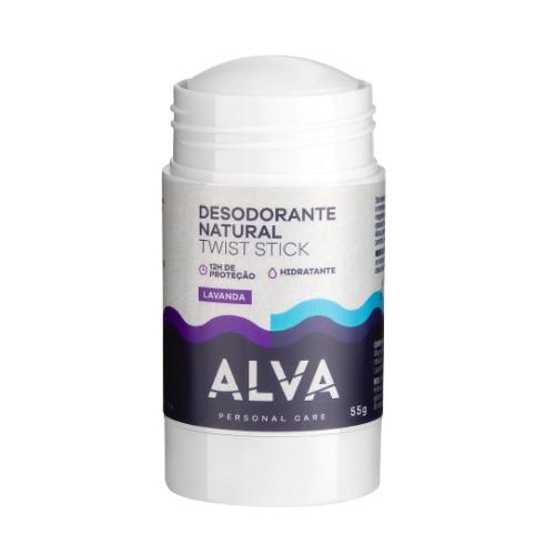 Desodorante Natural Twist Stick Lavanda 55g Alva