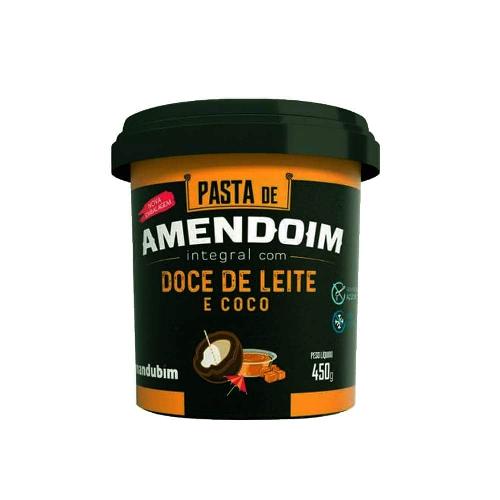 Pasta de Amendoim Doce de Leite e Coco 450g Mandubim
