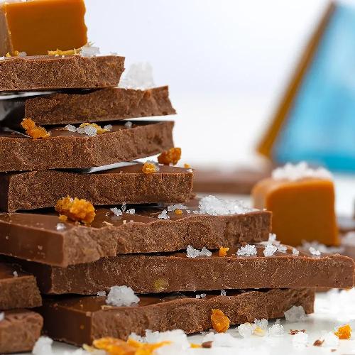 Barrinha Chocolate ao Leite Caramelo e Flor de Sal Goldko Goldko