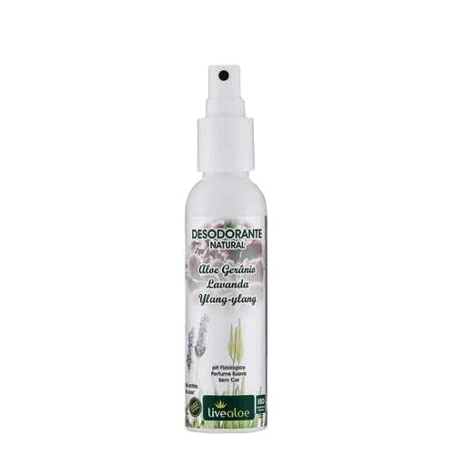 Desodorante Natural Aloe Gerânio 120ml Live Aloe