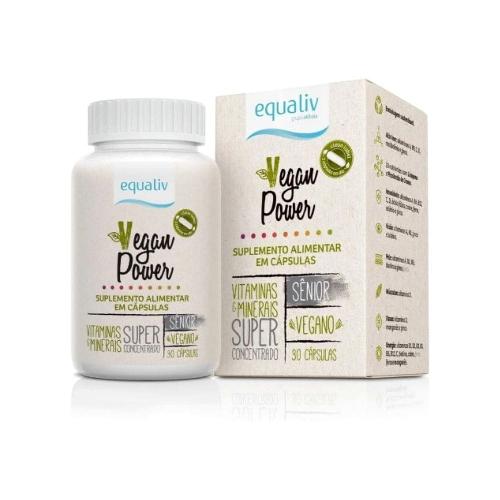 Vegan Power Sênior 30 Cápsulas Equaliv