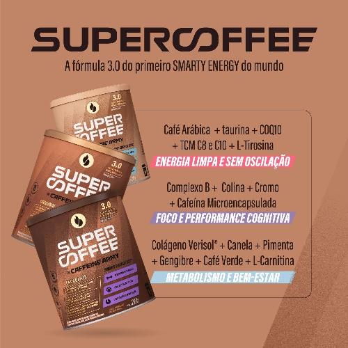 SuperCoffee 3.0 Vanilla Latte 220g Caffeine Army