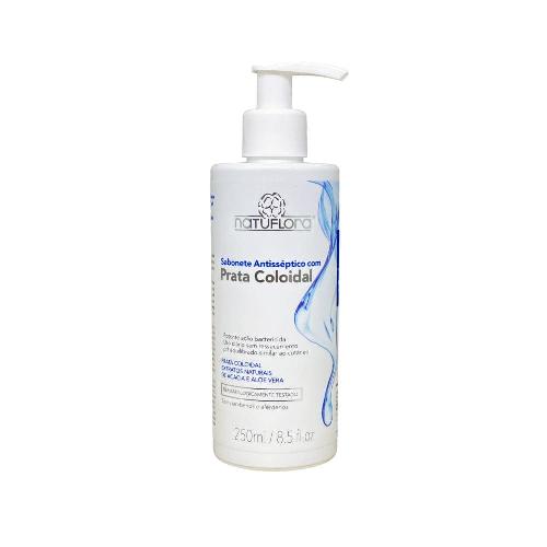 Sabonete Antisséptico Prata 250ml Natuflora