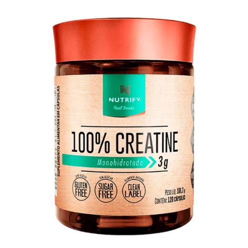 Creatine Monohidratada 120 Cápsulas Nutrify