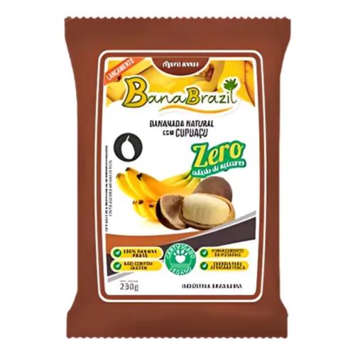 Bananada Cupuaçu Zero C/10 Unids De 23g Nutryllack