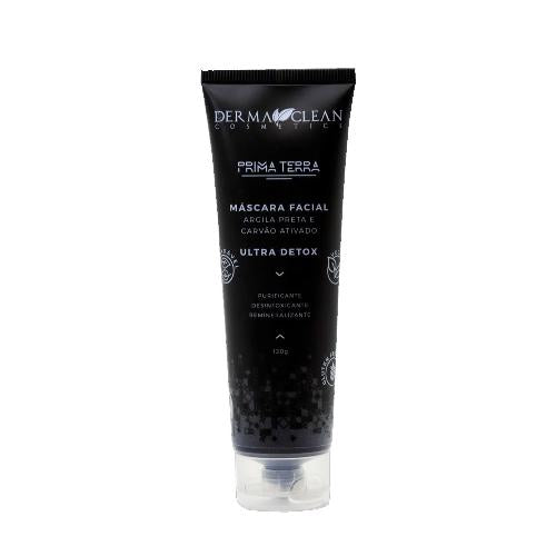 Mascara Facial Argila Preta 120g Dermaclean