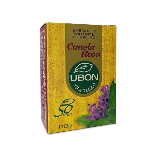 Sabonete Natural Glicerinado Canela Rosa Ubon 100g Ubon