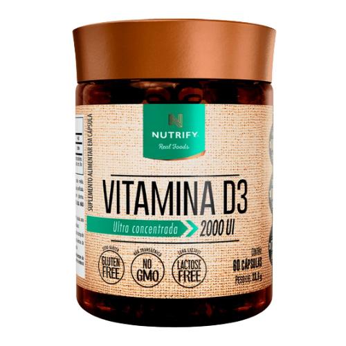 Vitamina D3 2000 IU 60 Nutrify