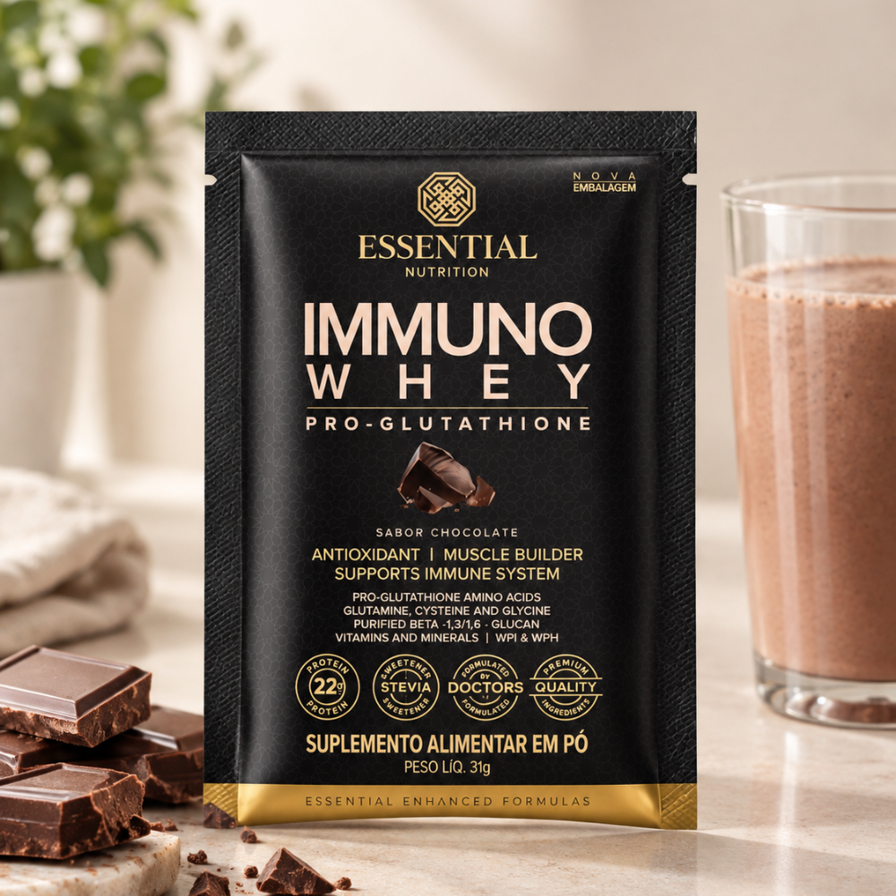 Immuno Whey Chocolate Sachê Essential Essential
