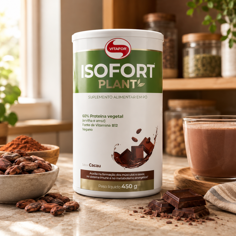 Isofort Plant Cacau 450g Vitafor Vitafor