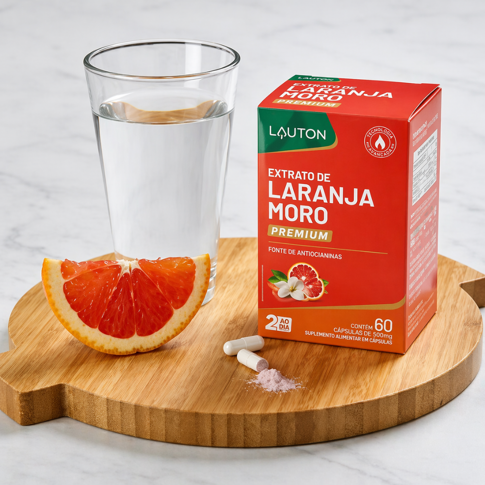 Laranja Moro 60 Capsulas 500MG Lauton Lauton