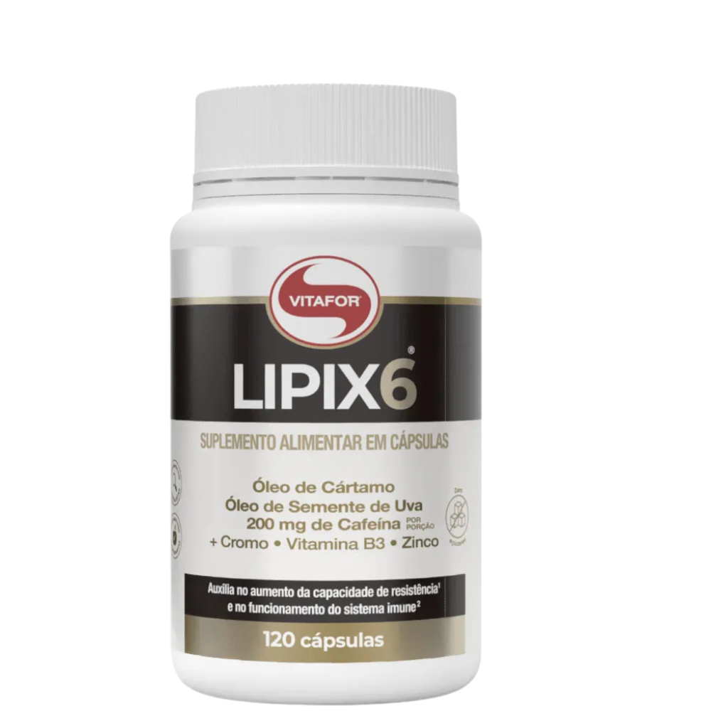 Lipix 6 120 Cápsulas 1000mg Vitafor