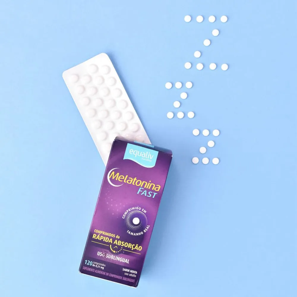 Melatonina Fast 120 Comprimidos Equaliv