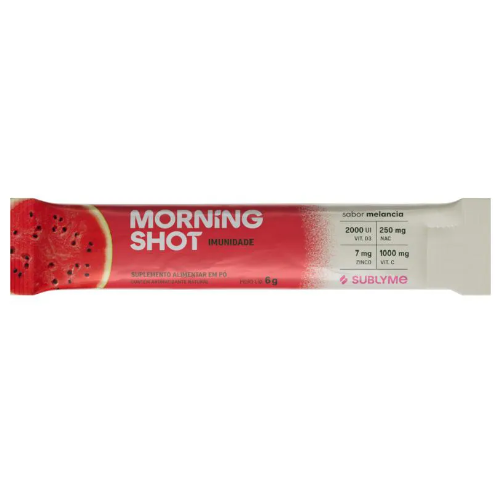 Morning Shot Sachê 6g Sabor Melancia Sublyme