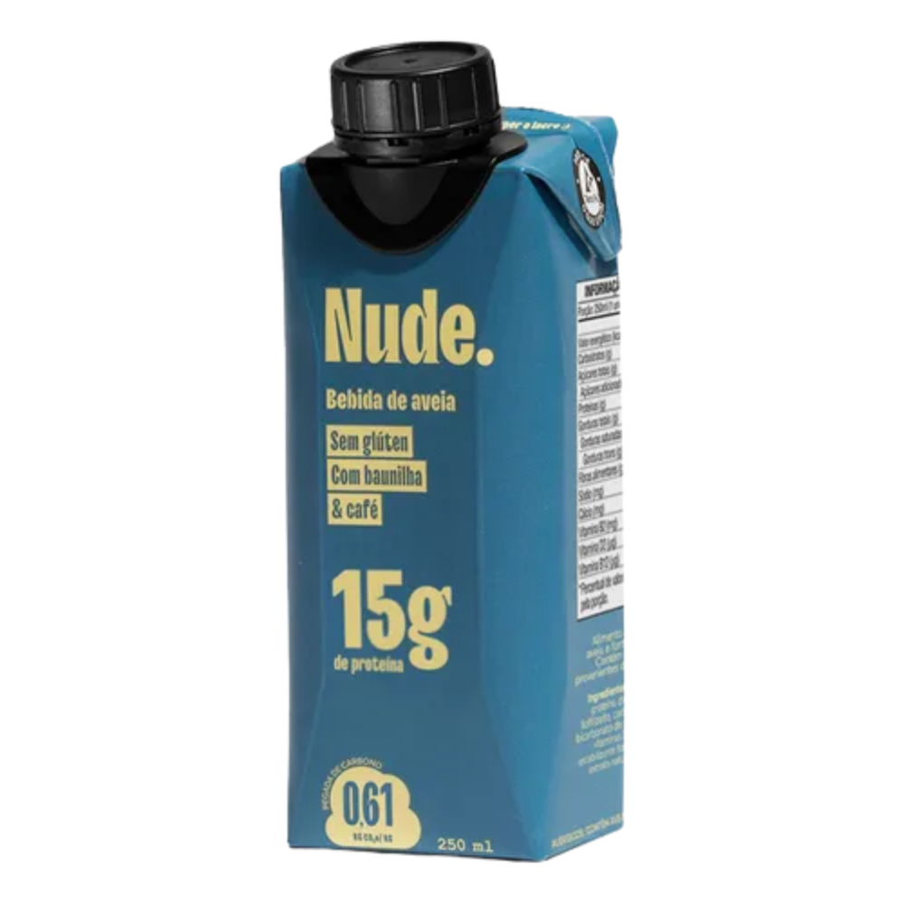 Bebida de Aveia Orgânica com Baunilha e Café 250 ml Nude